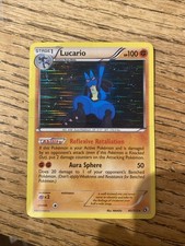 Lucario 80/113 Legendary Treasures Holo DAMAGED on eBay