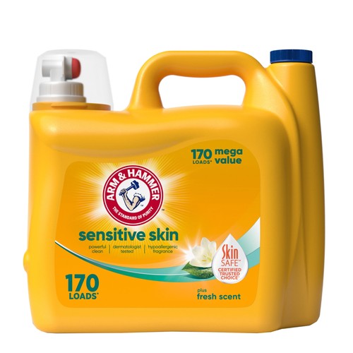 ARM & HAMMER Sensitive Skin Plus Fresh Scent Laundry Detergent - Thumbnail 5