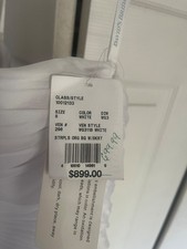 BRAND NEW wedding dress, size 8, never worn, tags still attached