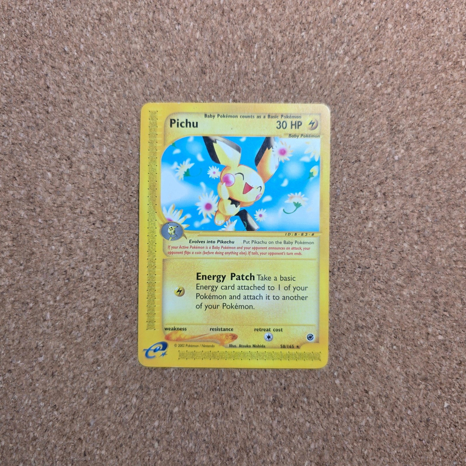Pichu (58) Expedition Rare 58 Pokemon TCG *B5.1