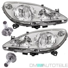 Peugeot 307 Scheinwerfer Set Rechts Links 01-05 H7/H1+ Motor+Birnen VALEO SYSTEM