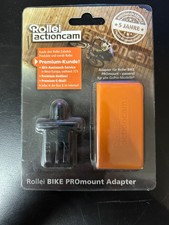 Rollei 3M Mounting Pads 2-Small, 3 Large, Plus Rollei Bike Pro Mount Adapter