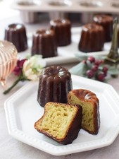 55mm Silicone-Coated Canele Mold Tray, 12-Cavity | No Pre-Baking Needed