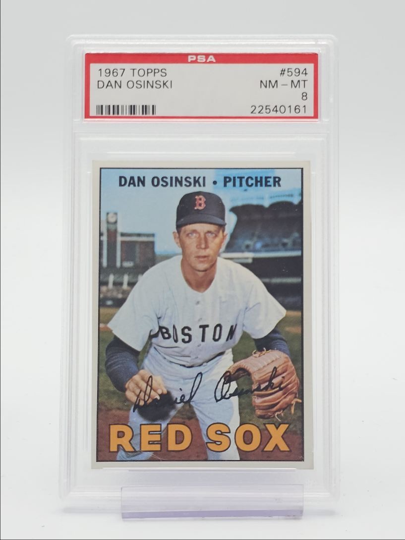 1967 Topps TOPPS Red #594 Dan Osinski front