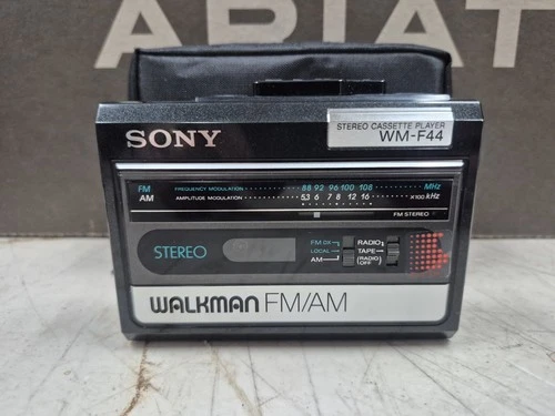 Vintage SONY Walkman WM-F44 Stereo Cassette Player FM/AM Radio TESTED