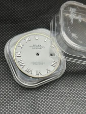 #1055 ORIGINAL ROLEX 68273 DATEJUST MEDIUM WHITE BUCKLEY ZIFFERBLATT DIAL