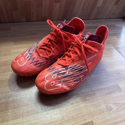 New Balance Burn X3 speed lacrosse cleat, Red Flame' size 9.5 men's 