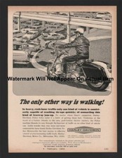 Harley Davidson Traffic Police Motorcycle Sales Photograph Print 8.5x11"