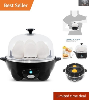 Effortless Egg Cooker for Hard, Medium, & Soft Boiled Eggs - 2- Support