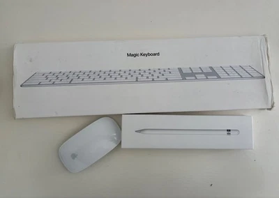 Apple Pencil (A1603), Magic Keyboard (A1843) & mouse (A1657) - Image 1 of 4