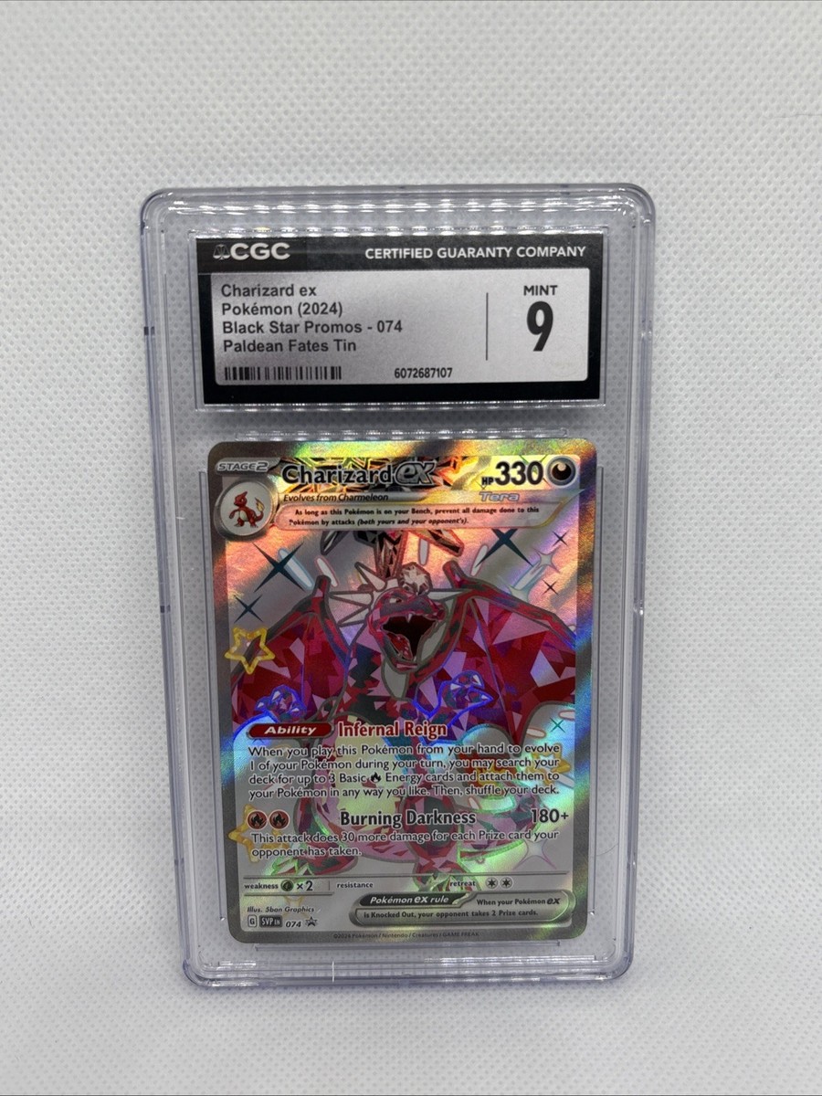 Pokemon Charizard EX 74 Black Star Promo Paldean Fates CGC 10 Gem Mint |  eBay