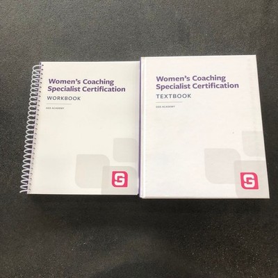 GGS Women's Coaching Specialist Certification textbook Workbook Academy New B009