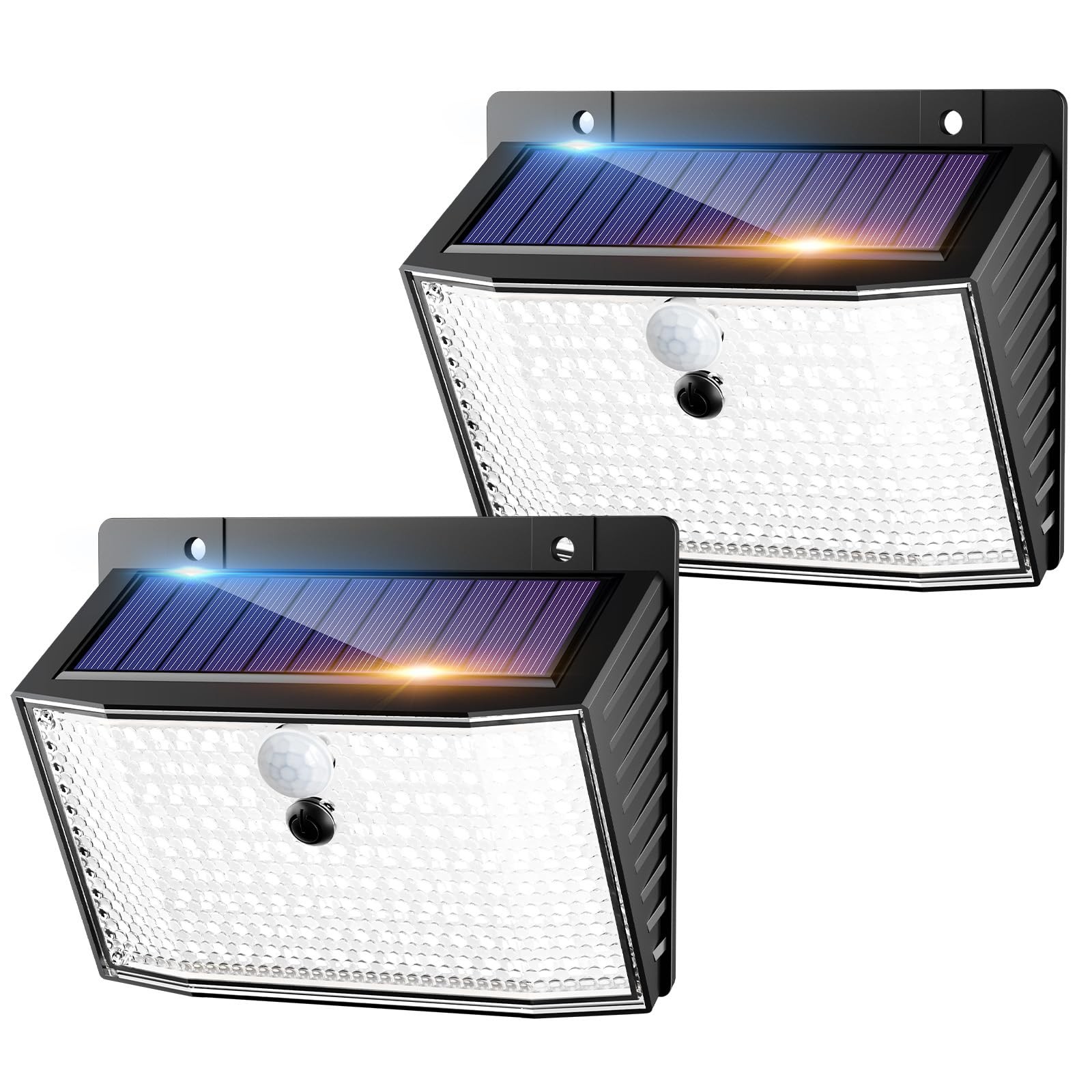 Lampe solaire extérieur contre le manque de visibilité nocturne avec capteur de mouvement