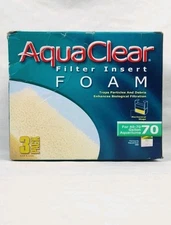 AquaClear Filter Insert Foam 70 Media ( 3 pack ) HAGEN  A-1396