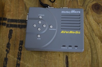 AVerMedia AVerKey iMicro VGA Video Scan Converter - Gray