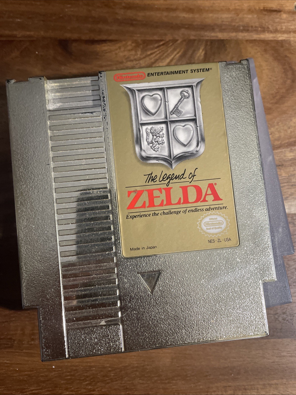 The Legend of Zelda NES Gold Cartridge Authentic Nintendo Tested Working