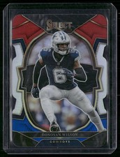 2022 Panini Select #86 Donovan Wilson Red and Blue Prizm Die Cut
