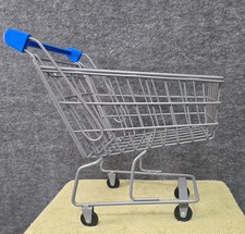 Shopping Cart Mini Metal Toy Prop Basket 10"