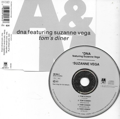 DNA + SUZANNE VEGA - tom s diner    - 4  tracks CD