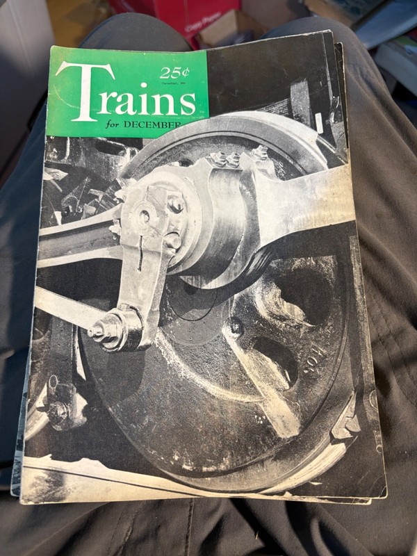 (6) Vintage 1940-41 Issues of Train Magazine
