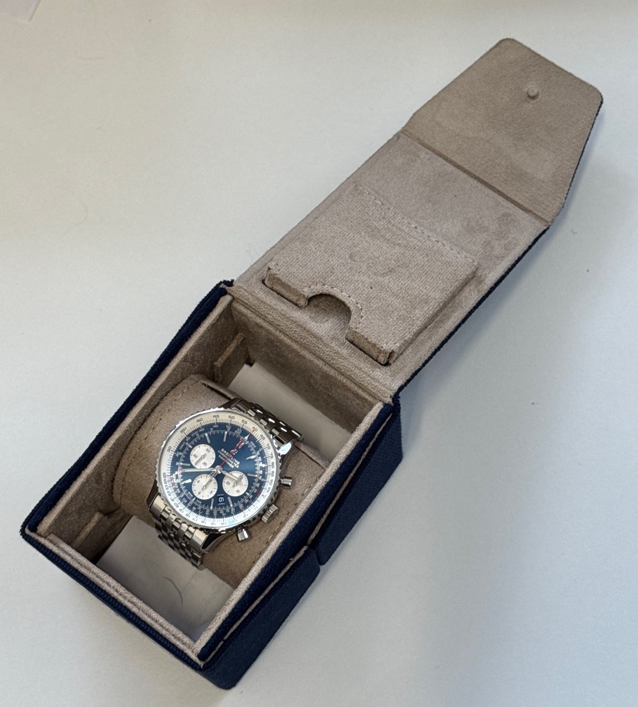 Breitling Chronometer Navitimer Blue Dial 46mm Wa… - image 2