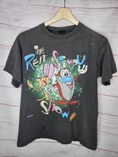 VTG The Ren & Stimpy Show T-Shirt 1991 Size Medium USA Made Single Stitch