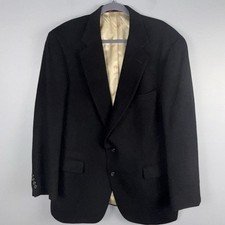 Jos A Bank Men s 46R 100 Camel Hair Blazer Jacket Sport Coat Black READ
