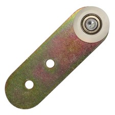  2 Pcs Sliding Door Rollers Wheels Curtain Runners Side Trailer Hardware