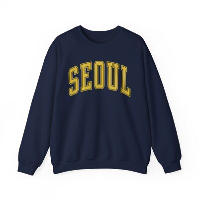 Seoul South Korea Sweatshirt Gifts Crew Neck Shirt Crewneck Men
