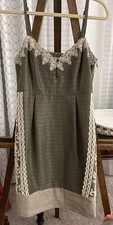 Anthropologie Moulinette Soeurs Dress Size 6 Women's. Olive Green
