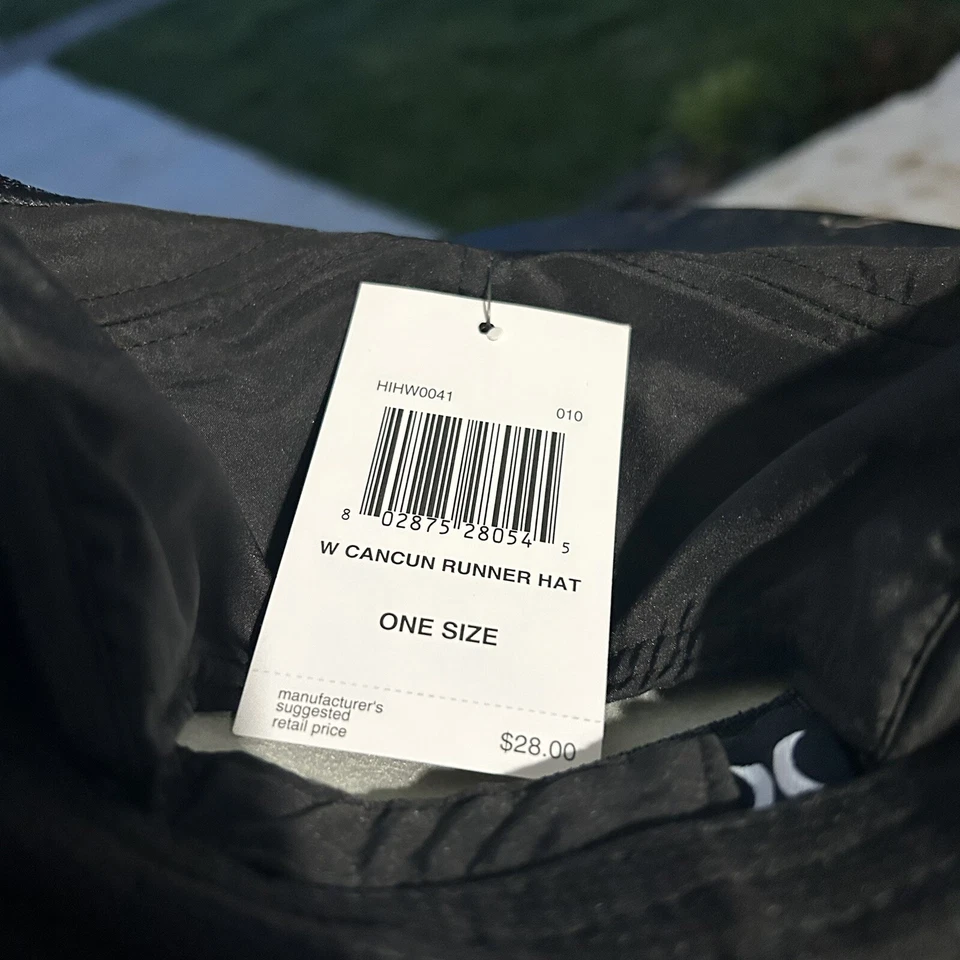 Sombrero de corredor Hurley para mujer negro Cancún precio de venta sugerido por el fabricante 28 USD Foto 4 de 4