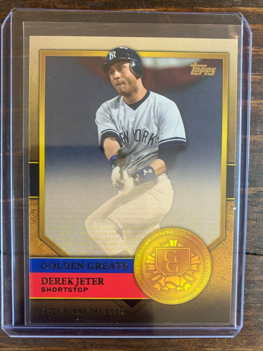 Derek Jeter Baseball Card #GG-27 Topps Golden Greats New York