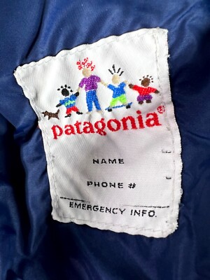 Vintage 1990s Patagonia Fleece 1/4 Zip Jacket Blue White Rare
