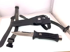 AKONA DIVE KNIFE 710 304SS 10” VERY NICE WITH SCABBARD