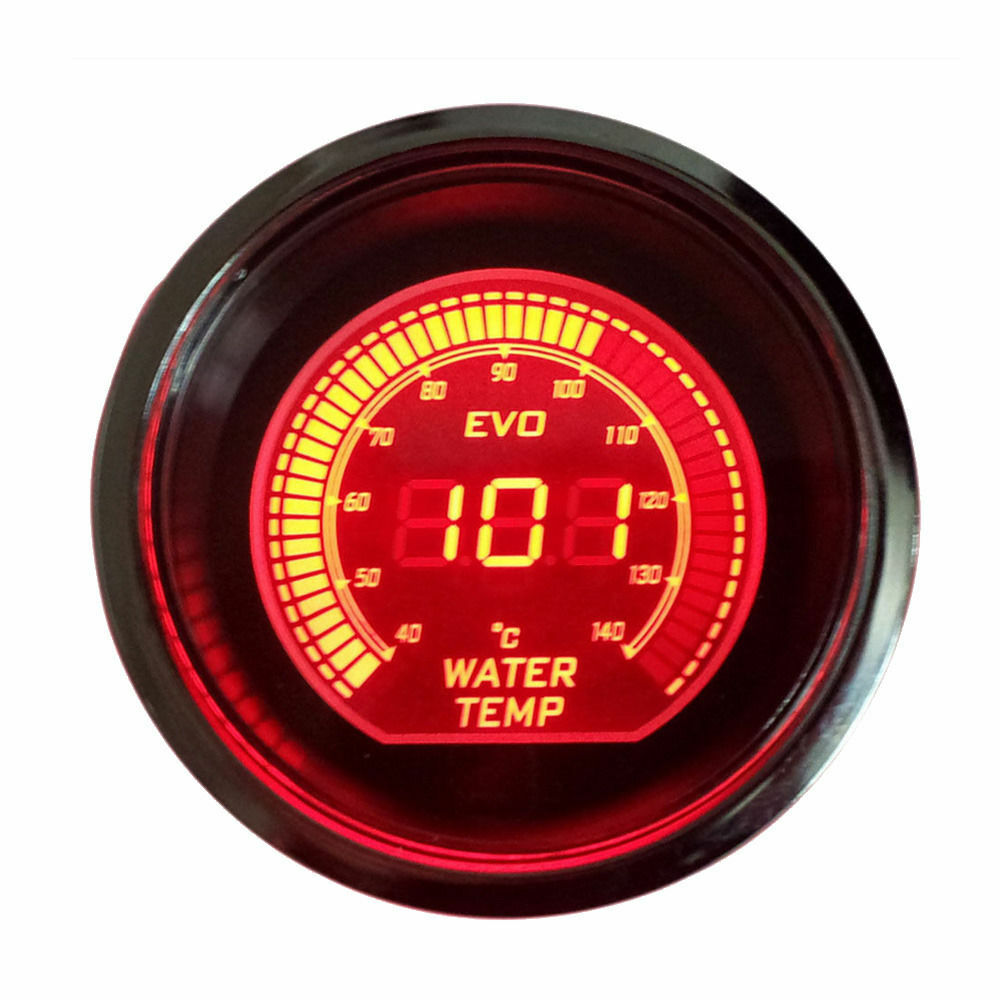 Water Temperature Gauge 52mm Mechanical - 100-220°F Range With 1/2" NPT Sensor & 1.8m Wire, 12V 100-220℉ Water Temperature Gauge With NPT Sensor - Foto 4