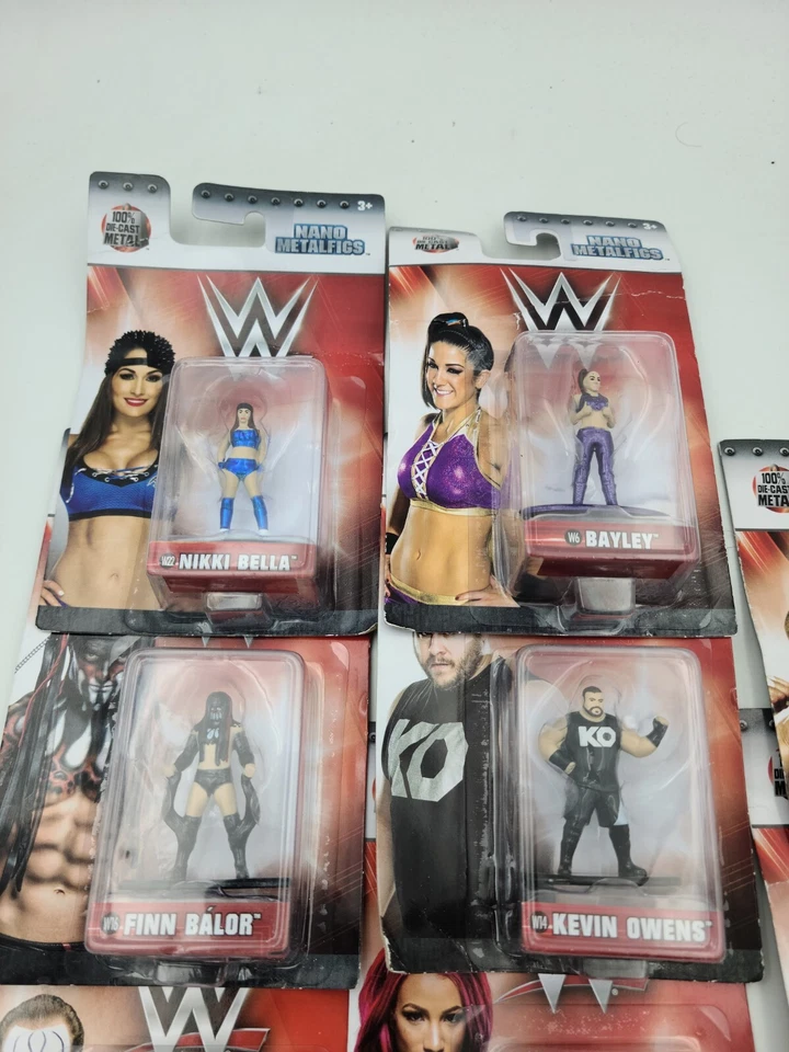 WWE Nano Metalfigs Wrestling 1.5” Action Figures Lot Of 14 Jada Toys 84416 New - Image 3 of 4