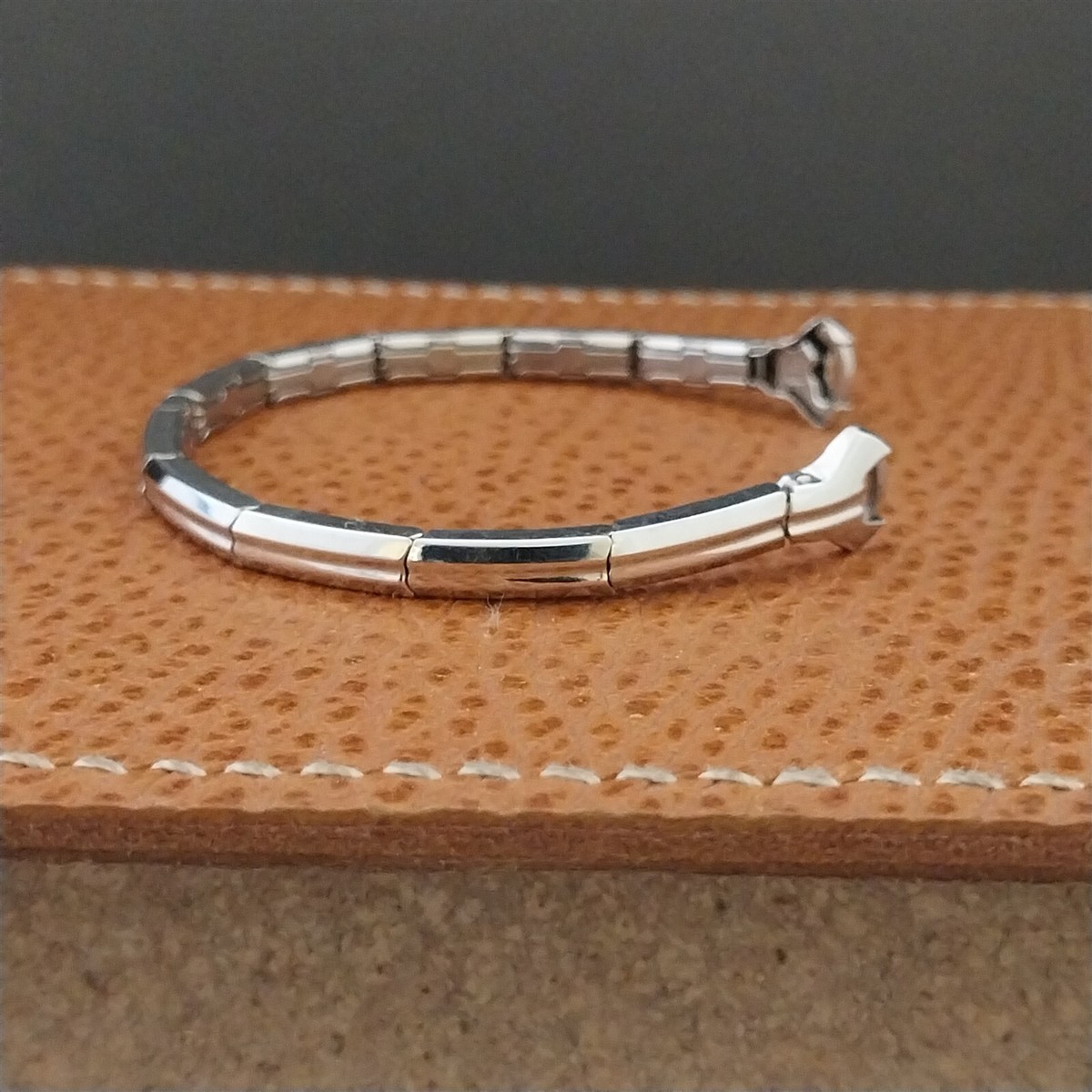 Vintage 1950s Kreisler 14k White Gold Filled Ladies Unused Cocktail Watch  Band