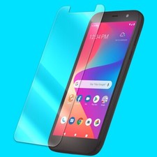 Heavy-Duty Clear Tempered Glass Screen Protector for Blu View 2 B131DL CellPhone