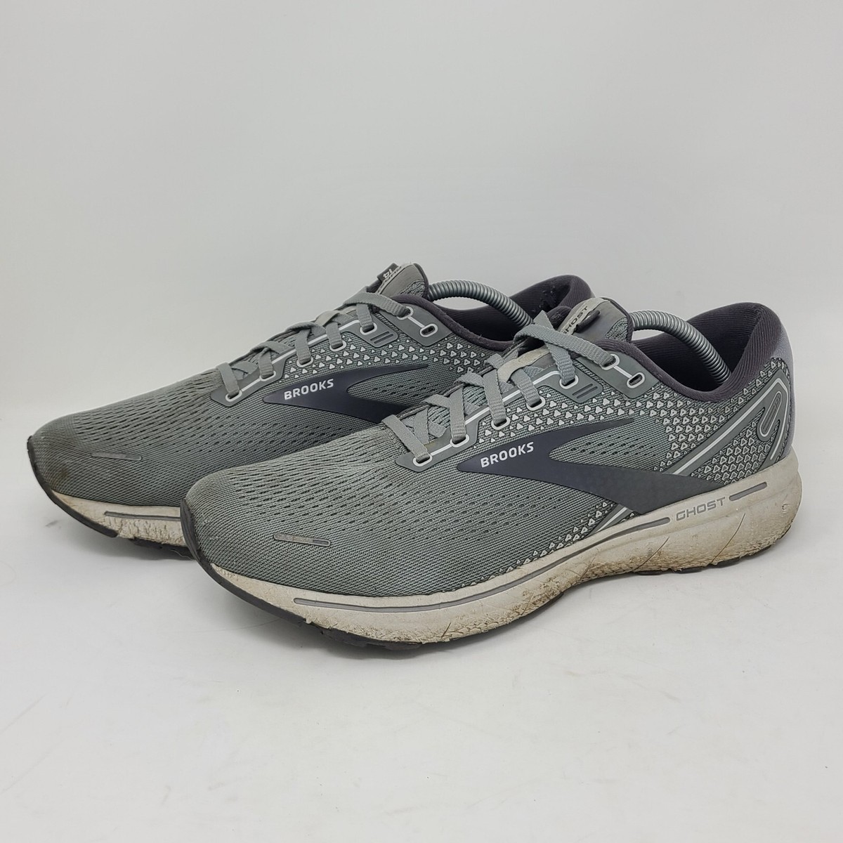 Brooks Mens Ghost 14 1103691D067 Gray Running Walking Shoes  display picture 2