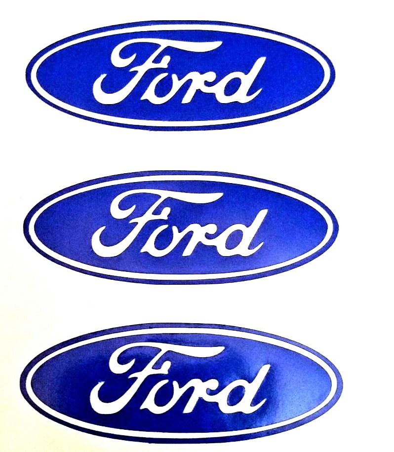 23/8" FORD CENTER CAP WHEEL RIM LOGO AFTERMARKET DECAL STICKER Set of