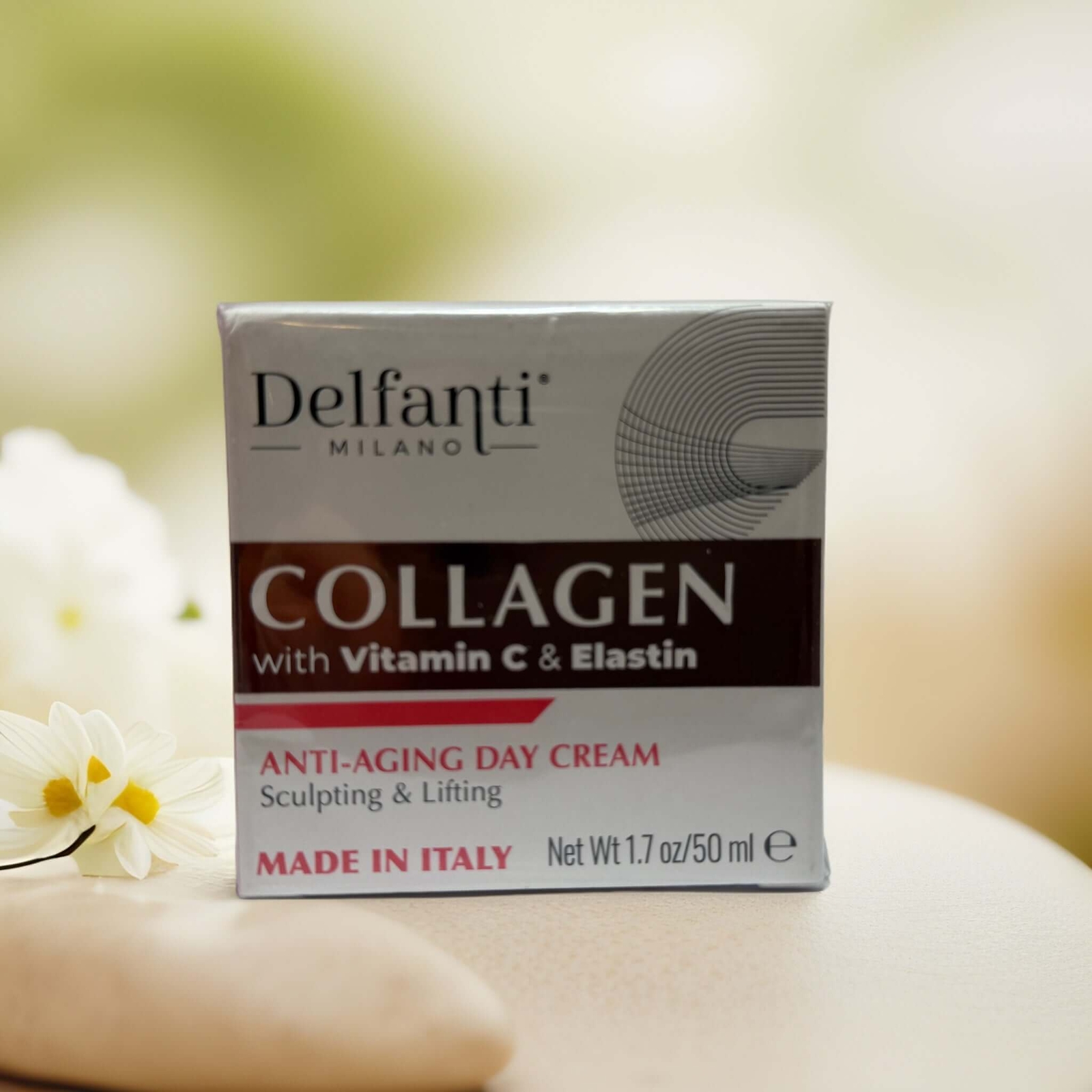 Delfanti Milano Collagen Anti-Aging Day Cream for Firm & Bright Skin 1.7 oz