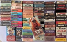 VHS Tape Lot 75 NEW  Sealed Videotapes - Boxing, Comedy, Music, Westerns NOS