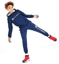 Champion Big Boys Heritage Graphic Jogger Pants Navy XL