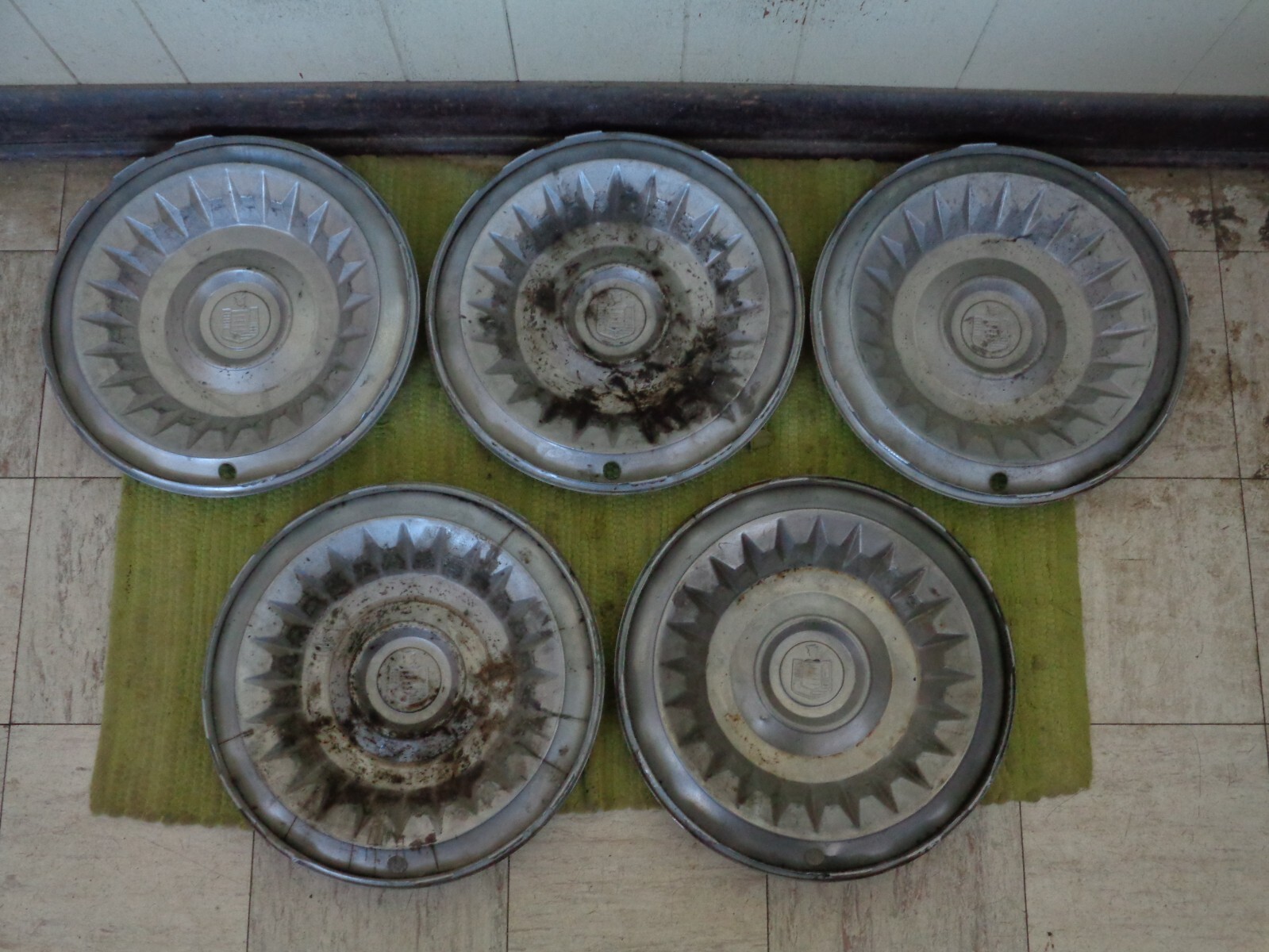1959 Mercury HUB CAPS 14" Set of 5 Wheel Covers 59 Merc Hubcaps eBay