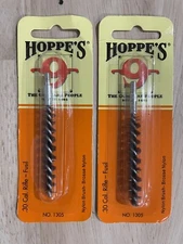 Lot Of 2 Hoppe’s Cleaning Tynex Nylon Brush Swab .30 Cal Rifle Fusil No. 1305
