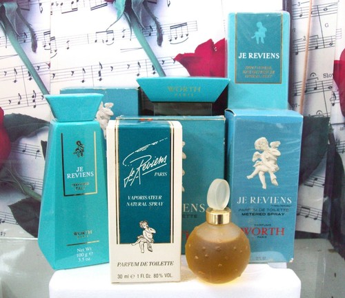 Je Reviens Worth Colonia, PDT, Eau de Parfum o talco/Polvo. que seleccione.  | eBay
