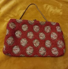 Neiman Marcus Hand Beaded in Belgium Evening Bag 80's Stunning