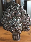 Reed & Barton Sterling Silver Whistle Pendant 4-Leaf Clover Good Luck (#6934)