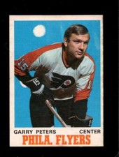 1970-71 O-PEE-CHEE #196 GARRY PETERS EXMT FLYERS *X76888