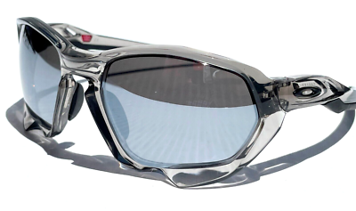 Oakley PLAZMA Grey Smoke POLARIZED Galaxy Chrome Mirror lens